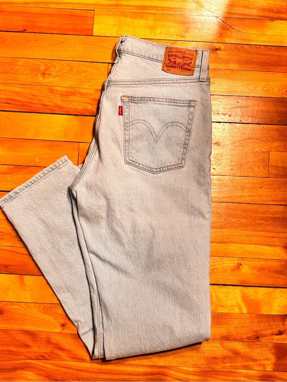 Levi's 501s Light Wash Jeans - Classic Fit size 30x32
